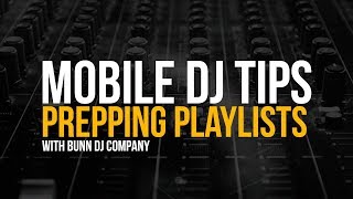 Tips on Making a Playlist For Your Next Gig | Mobile DJ Tips w/ Joe Bunn
