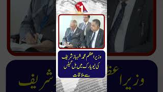 وزیراعظم شہباز شریف کی نیویارک میں بل گیٹس سے ملاقات