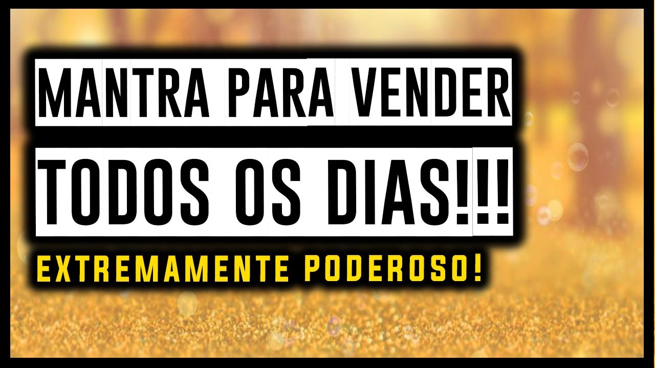 MANTRA Para VENDER TODOS os DIAS! Atrair Clientes