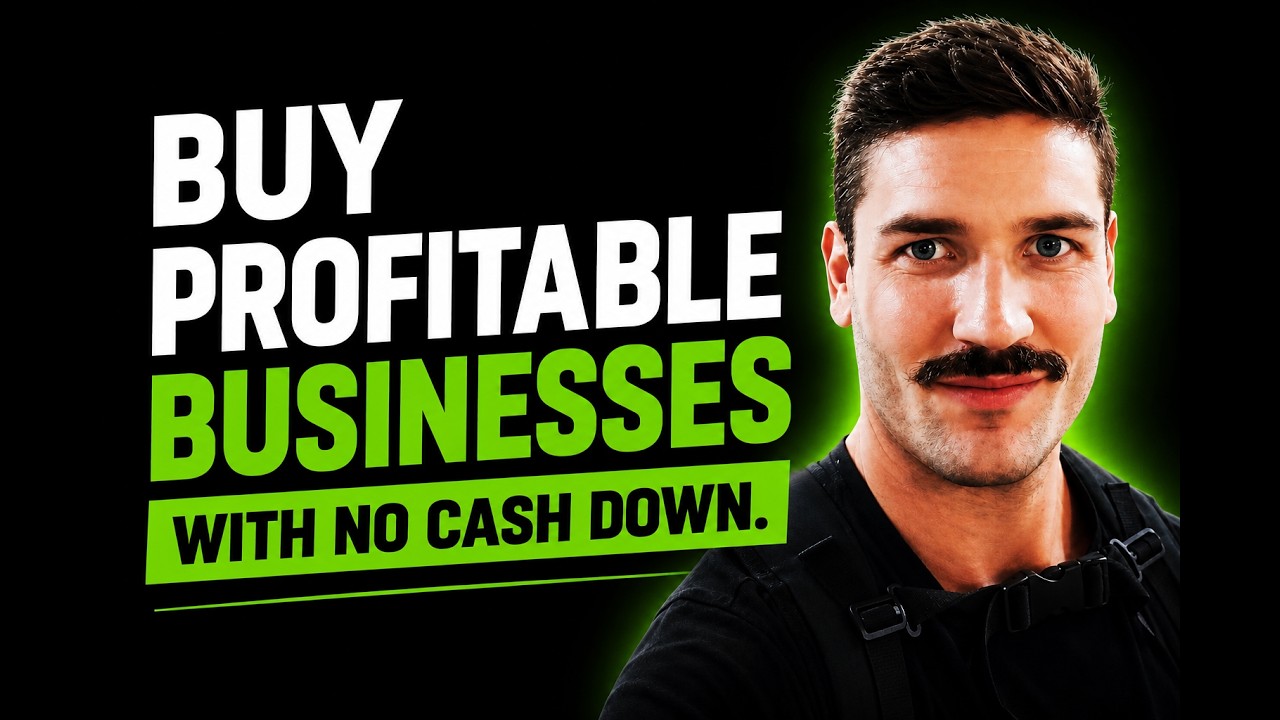 How to Buy a Profitable Business With No Money Down (2026 Guide)