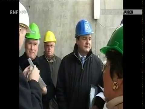 DEL 04-05 Adler Mannheim - Verkehrsminister Mappus besucht die Baustelle der SAP-Arena
