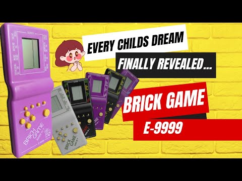 Every Childs Dream finally Revealed - Brick Game E-9999