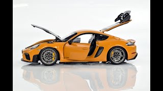 Norev Porsche Cayman GT4 RS Weissach Pack