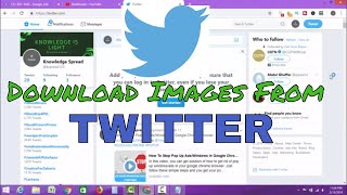 How To Save Pictures From Twitter on Pc - Easy Steps