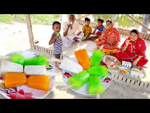 ছোটবেলার স্মৃতি জড়িত কাঁচা আমের আইসক্রিম,চিড়ার আইসক্রিম এবং বেলের আইসক্রিম রেসিপি || icecream recipe