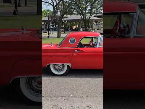 Thumbnail for 1957 Ford Thunderbird Red Classic Car Drive By Engine Sound Motor Muster Greenfield Village 2023 by 1957 Ford