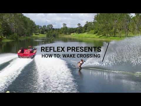 How to Slalom Ski Water Ski Wake Cross  |  Neilly Ross Reflex Team Skier