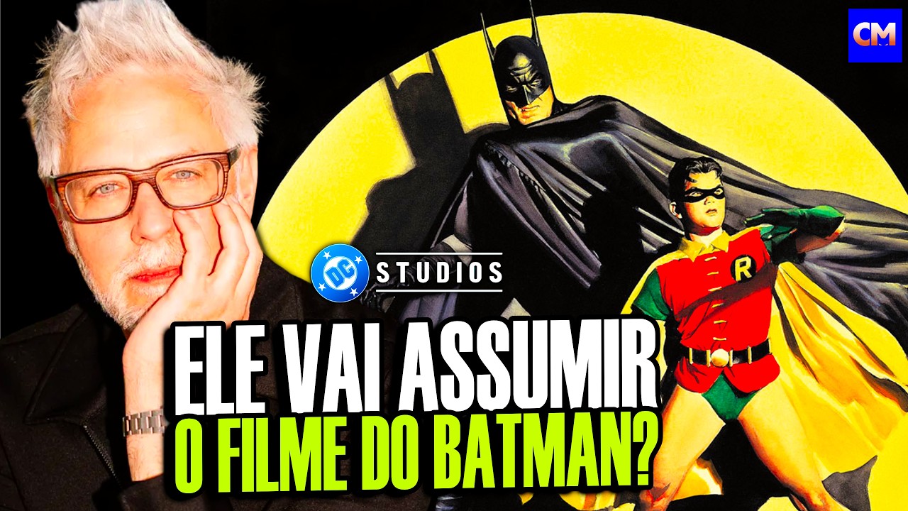 🚨 CHAMOU RESPONSABILIDADE? James Gunn vai Dirigir o Filme do BATMAN no DCU? + Ator Escolhido?