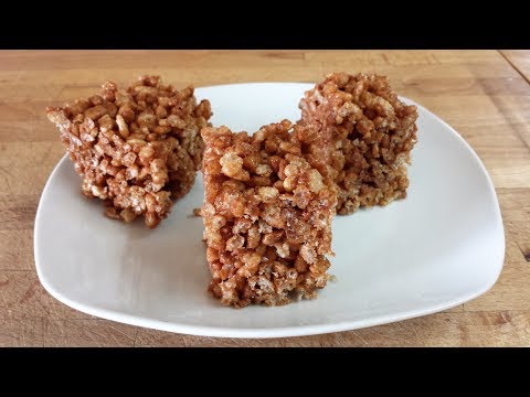 Mars bar rice crispy cake