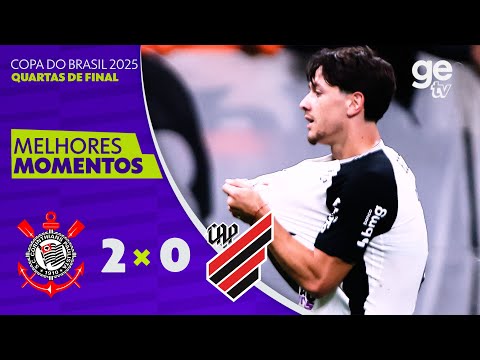 Gols e lances de Corinthians x Athletico Paranaense