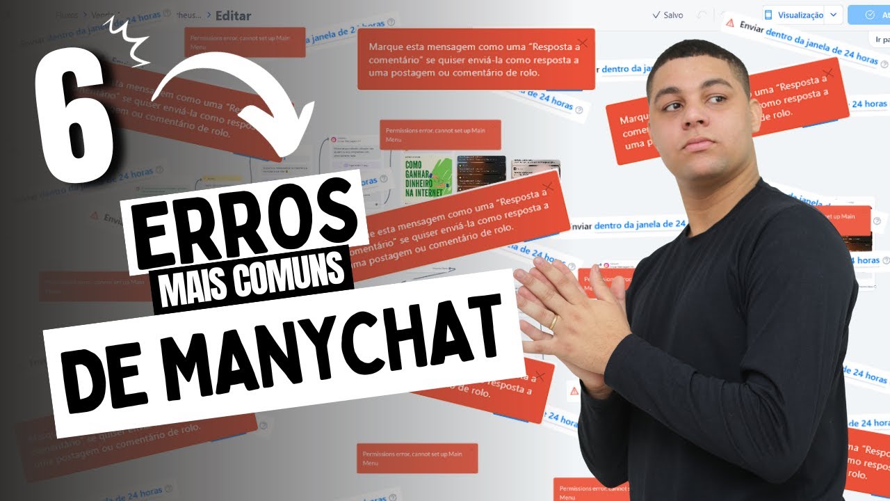 ManyChat: Como Evitar os 6 ERROS MAIS COMUNS | MATHEUS VALENTIM