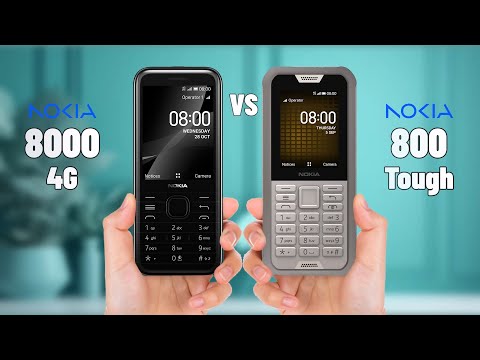 Nokia 8000 4g vs Nokia 800 Tough