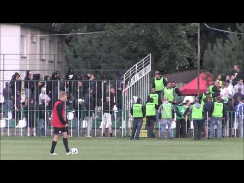 Polonia-Targówek (16.08.14) Próba Starcia Kibiców