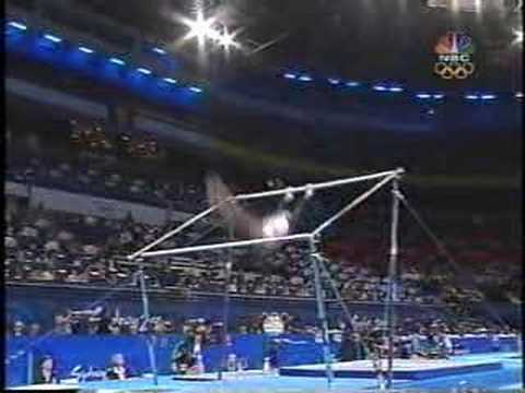 Tasha Schwikert - 2000 Olympics Team Finals - Uneven Bars