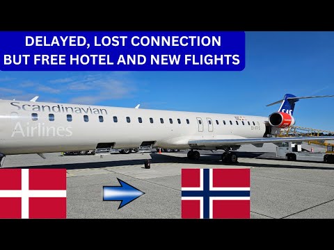 Miniatura de YouTube para Scandinavian Airlines Canadair (Bombardier) Regional Jet 900