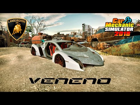 Lamborghini Veneno restoration - Car Mechanic Simulator 2018