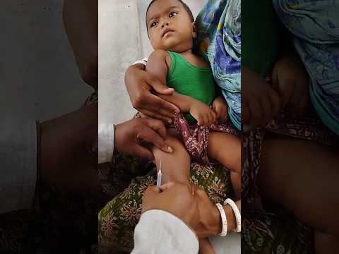 15 months baby MR vaccine #injection #vaccinator #babyimmunization #short #trending #healthyshorts86