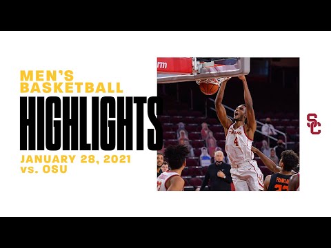 Men’s Basketball: USC 75, OSU 62 - Highlights 1/28/21