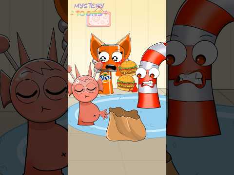 Mr. Cane didn't know Fanta & Galaxer would eat... EVERYTHING ? Incredibox Sprunki Pyramixed