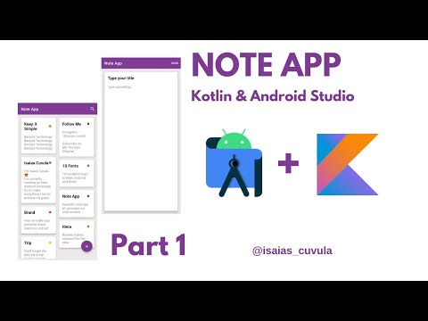 MVVM Note App | Setup Project & Layout Design | Part 1