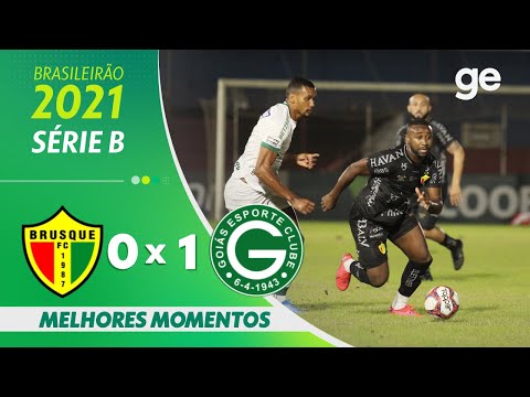 Gols e lances de Brusque x Goiás