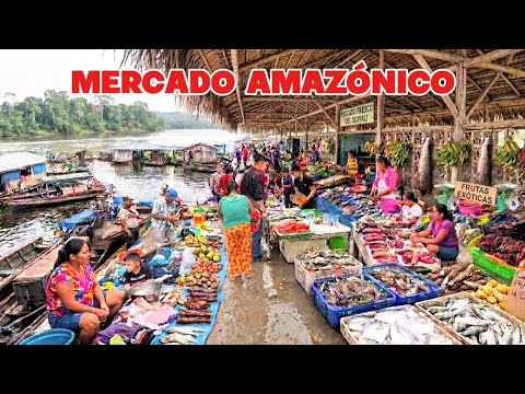 😱 Entré al Mercado Más EXÓTICO de la Amazonía Peruana 🇵🇪 | Requena, Loreto Sin Filtros