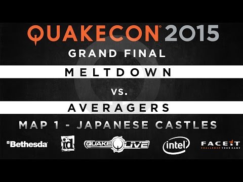 Meltdown vs. Averagers - Map 1 - Japanese Castles (QUAKECON 2015 CTF)