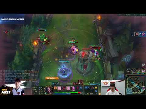 Full Game SKT T1 Faker Leblanc vs Kassadin mid Season 7 S7