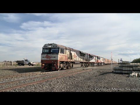 1PM9 SCT Mixed Freight & Steel Train (25/5/2022) - PoathTV Australian Railways