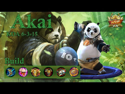 Mobile Legends: Akai MVP, the aggressive tank!