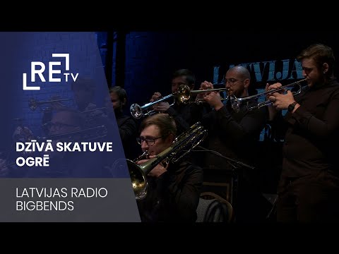 Dzīvā skatuve Ogrē. Latvijas Radio bigbends