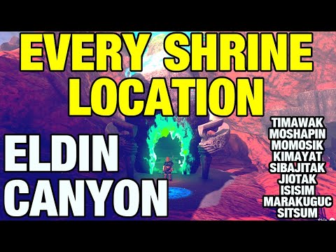 EVERY SHRINE LOCATION at Eldin Canyon Skyview Tower | Zelda Tears of the Kingdom