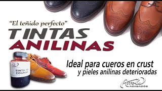 TEÑIDO Y ACABADO PROFESIONAL EN CALZADO DE PIEL CON TINTAS ANILINAS