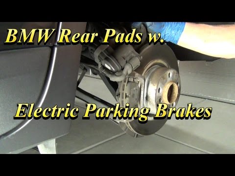 BMW Rear Brake Pads w Electric Parking Brake
