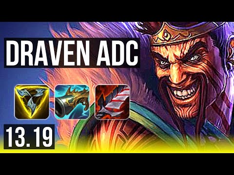 DRAVEN & Nautilus vs SWAIN & Senna (ADC) | 73% winrate, 12/2/6, Godlike | EUW Master | 13.19