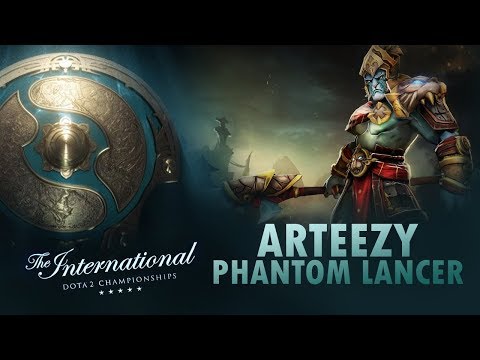 Arteezy (Phantom Lancer) EG vs Infamous @ The International 2017