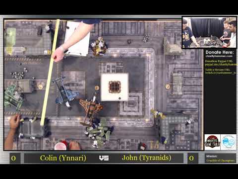 Charity Hammer Stream 1 Episode 8 - Colin Sherman (Ynarri) vs John Lennon (Nids/GSC/Guard)