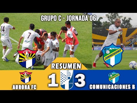 Primera Victoria crema / Aurora 1 Vs Comunicaciones B 3 / Primera División Apertura 2020 Jornada 06