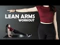 LEAN ARMS WORKOUT Lose Arm Fat Quick Intense At Home No Equipment