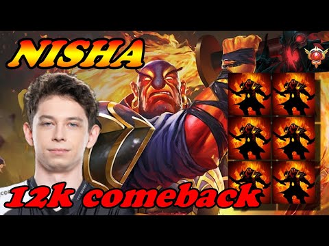 NISHA Ember Spirit mid comeback vs Grandmaster Shadow Fiend - Dota 2 Pro Gameplay