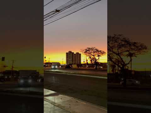 POR DO SOL GOIÂNIA GOIÁS #pordosol #natureza #goiânia @Jdmanaturezaemacao