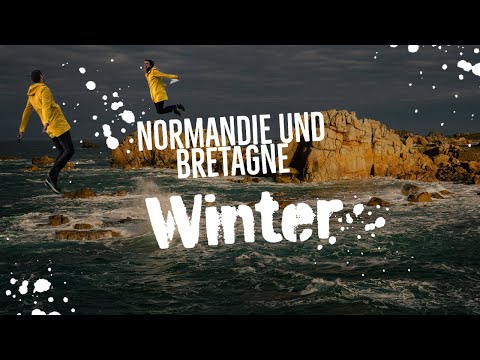 Steilklippen in Étretat und Saint Michel | Normandie und Bretagne VLOG im Winter | 4K