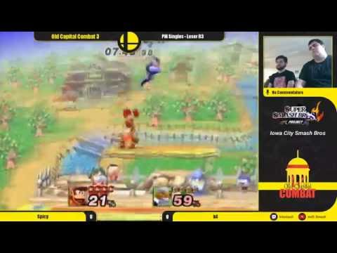OCC3 Project M Singles Losers R3 - k4 (Diddy Kong) vs Spicy (Sheik, Fox)