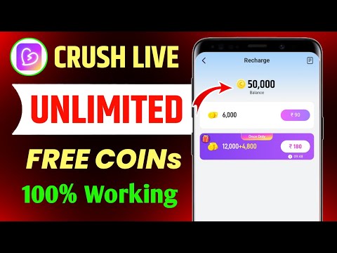 Crush Live App Free Coins | Crush Live App Unlimited Coins Trick | Crush Live Hack Coins 