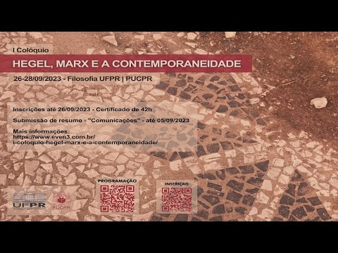 Mesa-redonda - Maria Cristina Longo e Jorge Grespan - Hegel, Marx e a Contemporaneidade 2023
