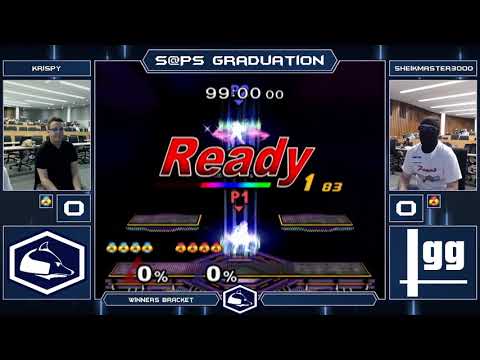 S@PS Graduation Melee Singles - Krispy (Blue Sheik) vs SHEIKMASTER3000 (Sheik) - Winners Bracket