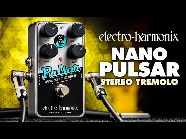 Video Teaser für Electro-Harmonix Nano Pulsar Stereo Tremolo Pedal  (EHX Demo by TOM BURDA)