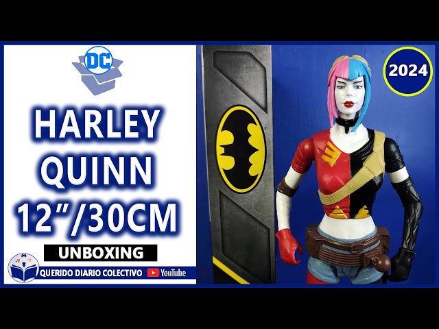 Vídeo relacionado con DC Comics, Figura de acción Harley Quinn, Juguetes coleccionables de superhéroes de 30 cm para niños y niñas a Partir de 3 años