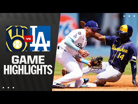 Brewers vs. Dodgers Game Highlights (7/20/25) | MLB Highlights