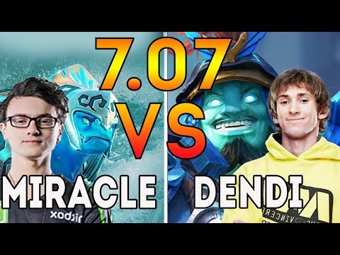 Battle of M-GOD's Miracle- vs Dendi Living Legend Dota 2